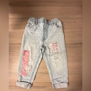 Garanimals Girls Paperbag Denim Pants